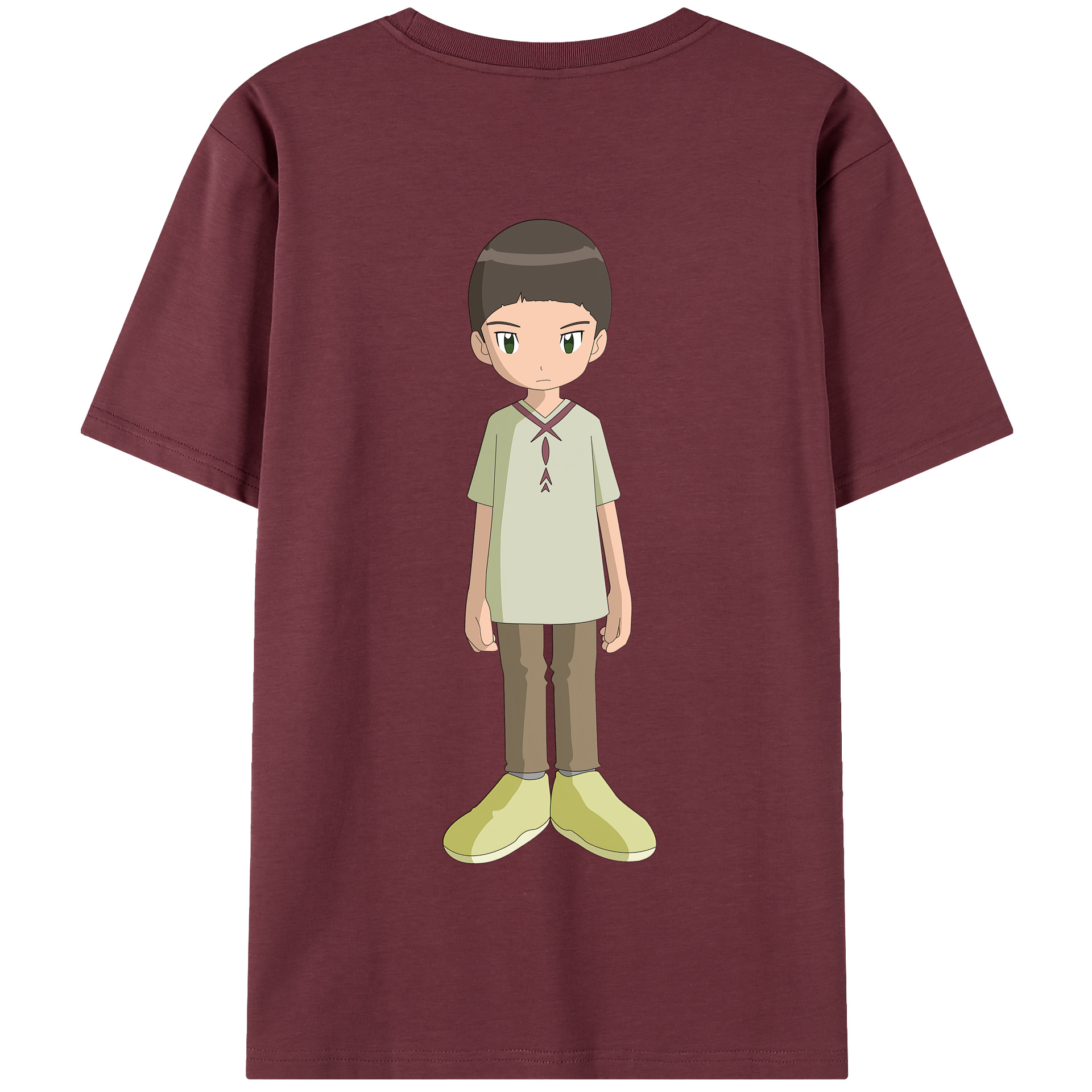 （画像用） Digimon デジタルモンスター/デジモン 綿100％半袖Tシャツ（背面プリント）